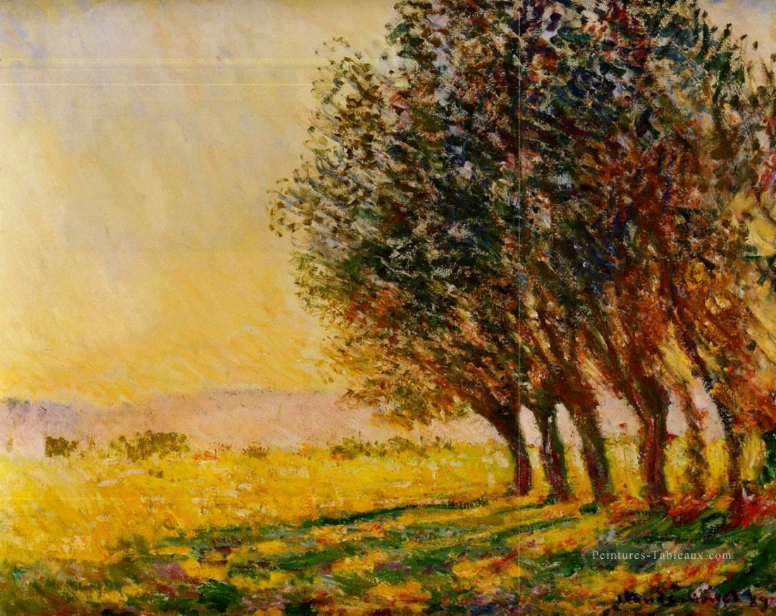 Saules au coucher du soleil Claude Monet Peintures à l'huile